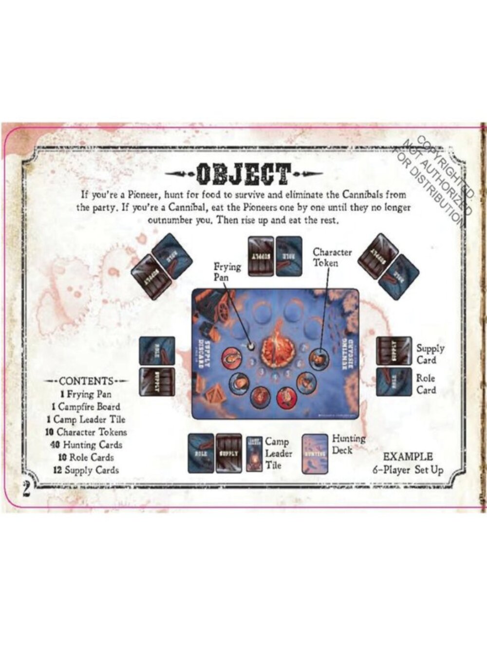 ⭐️ $10 - DONNER DINNER PARTY SOCIAL DEDUCTION + BLUFFING BOARD GAME - Picture 6 of 14